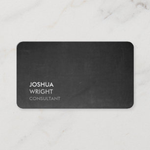 Carte De Visite Chalet gris tendance Attrayant Plain Chic