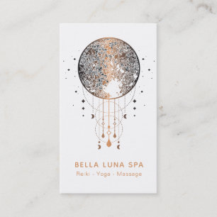 Carte De Visite Chaman lunaire d'univers de lune de cosmos de *~*