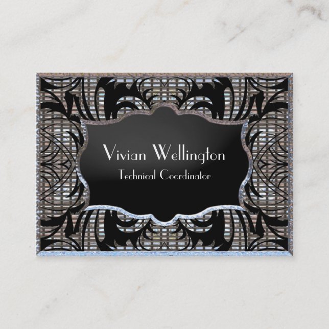 Carte De Visite Chambre Elegant Professional (Devant)