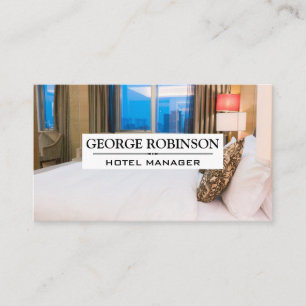 Carte De Visite Chambre Hôtel   Gestion des Resort