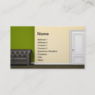 Carte De Visite Chambre verte