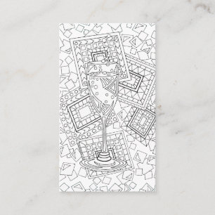 Carte De Visite Champagne CL01   Mixologue Bartender Événements Am