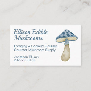 Carte De Visite Champignon aquarelle