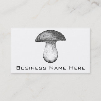 Carte De Visite Champignon vintage