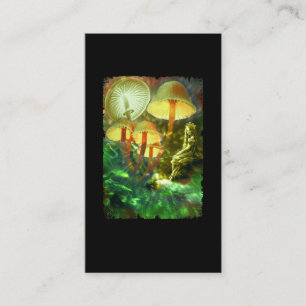 Carte De Visite Champignons de fée Imagination créative