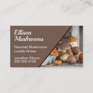 Carte De Visite Champignons Gastronomiques