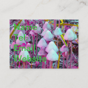 Carte De Visite Champignons psychédéliques