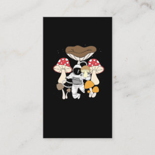Carte De Visite Champignons psychédéliques de l'astronaute spatial