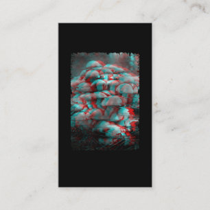 Carte De Visite Champignons psychédéliques Vaporwave Crazy Mind Ch