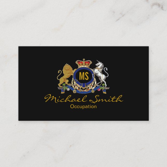 Carte De Visite Chandelier CoutureMC Monogramme Unisex - (Devant)