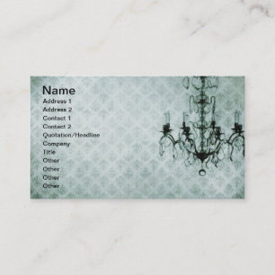 Carte De Visite Chandelier en papier peint Grunge 12
