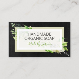 Carte De Visite Chandelle de fonte Soap Soy Fabriqué à la main en 