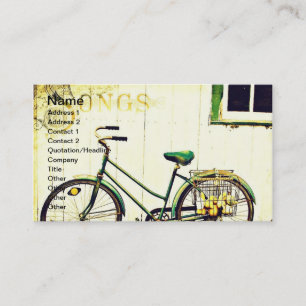 Carte De Visite Chansons cyclistes d'automne