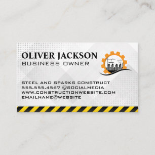 Carte De Visite Chantier de construction Développement immobilie