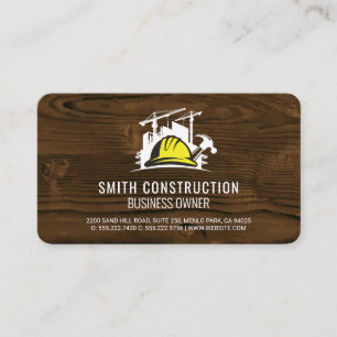 Carte De Visite Chantier de construction Outils de réparation à