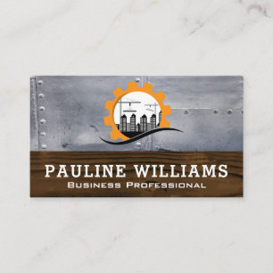 Carte De Visite Chantier de construction Promoteur Architecte