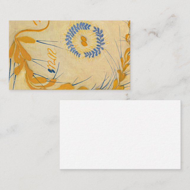Carte De Visite Chaos Primordial, No.26 par Hilma af Klint (Devant / Derrière)
