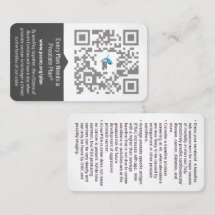 Carte De Visite Chaque homme a besoin d'un plan de prostate®