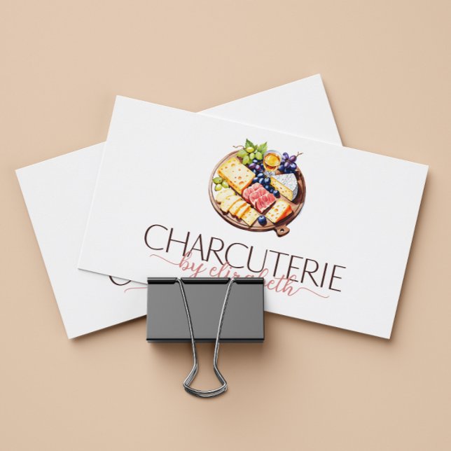 Carte De Visite Charcuterie Planche Moderne (Créateur téléchargé)
