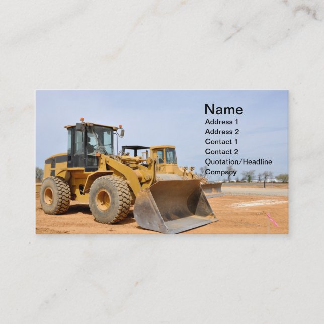 Carte De Visite chargeur frontal (Devant)