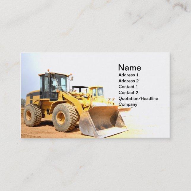 Carte De Visite chargeur frontal (Devant)