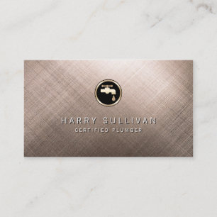 Carte De Visite Chariot de plomberie à fuiter Faucet Home Réparati