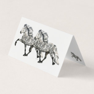Carte De Visite Charismatique ~ Cheval islandais