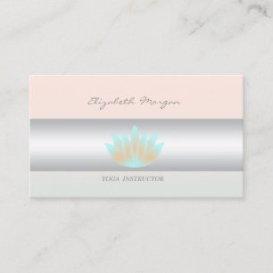 Carte De Visite Charme Professionnel Moderne Fille, Lotus