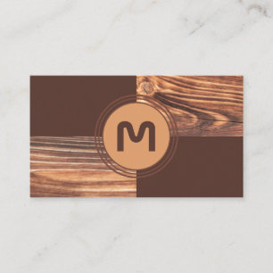 Carte De Visite Charpentier de style 100% naturel bio en bois