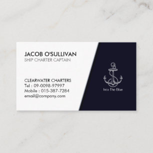 Carte De Visite Charte des bateaux de pêche