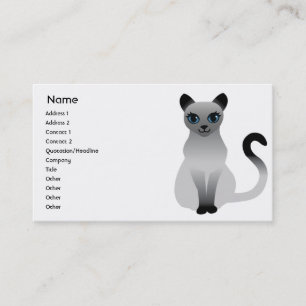 Carte De Visite Chat - affaires