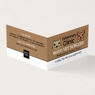 Carte De Visite Chat & Chien, Vétérinaire, Vétérinaire Détaillé