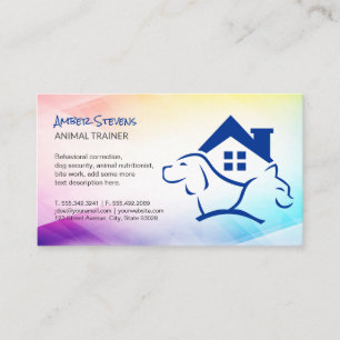 Carte De Visite Chat de chien - Accueil   Services de culture anim