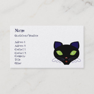 Carte De Visite Chat de nuit