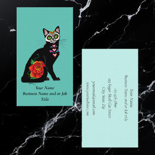 Carte De Visite Chat noir de Sugar