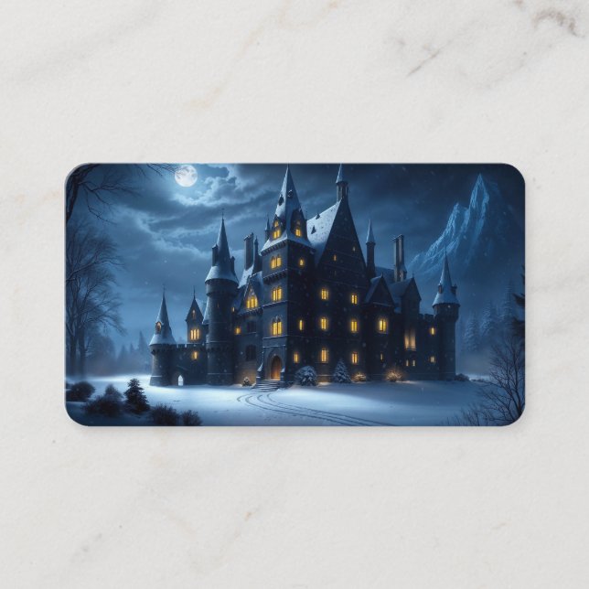 Carte De Visite Château de la Hollow Cold Night Signet (Devant)