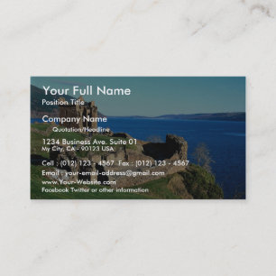 Carte De Visite Château d'Urquhart, Loch Ness, Ecosse