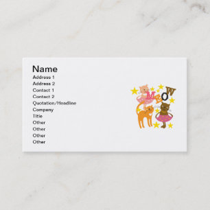 Carte De Visite Chats dansants