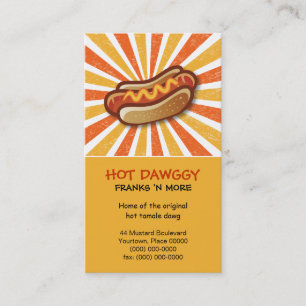 Carte de visite chaud de Dawg