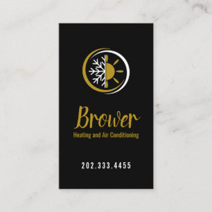 Carte De Visite Chauffage & Climatisation, Refroidissement, Répara