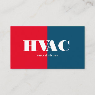 Carte De Visite Chauffage & Refroidissement , Climatisation HVAC B