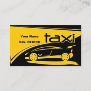 Carte De Visite chauffeur de taxi