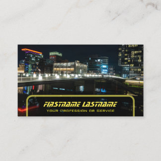Carte De Visite Chauffeur de taxi conducteur de taxi taxi jaune lu