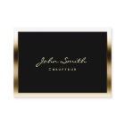 Chauffeur encadré Or Moderne