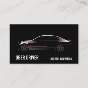 Carte De Visite Chauffeur Voiture Noire Chauffeur Transfert Aéropo