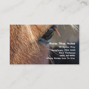 Carte De Visite Chaussure à cheval