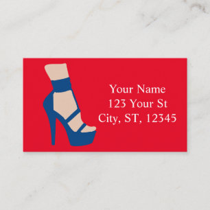 Carte De Visite Chaussure à talon élevé Thunder_Cove