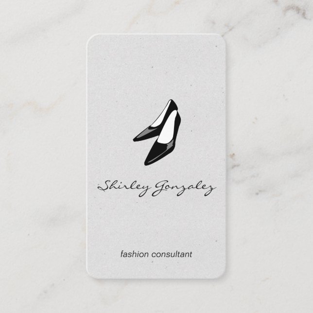 Carte De Visite Chaussures (Devant)