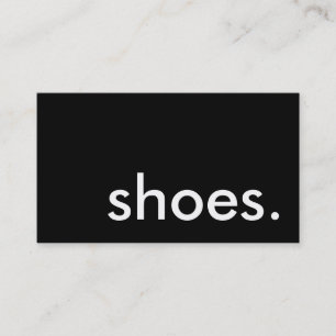 Carte De Visite chaussures.