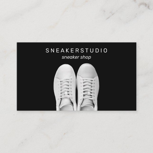 Carte De Visite Chaussures baskets Sport (Devant)